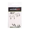 Westlake Chod Rig Mbarbed Size 4 4Pcs, White/Aqua, One Size