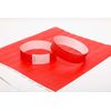 1000 Dark Green Premium Tyvek Wristbands (Red)