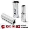 Powerbuilt 1/2-Inch Drive 17mm 12 Point Metric Deep Socket - 940158
