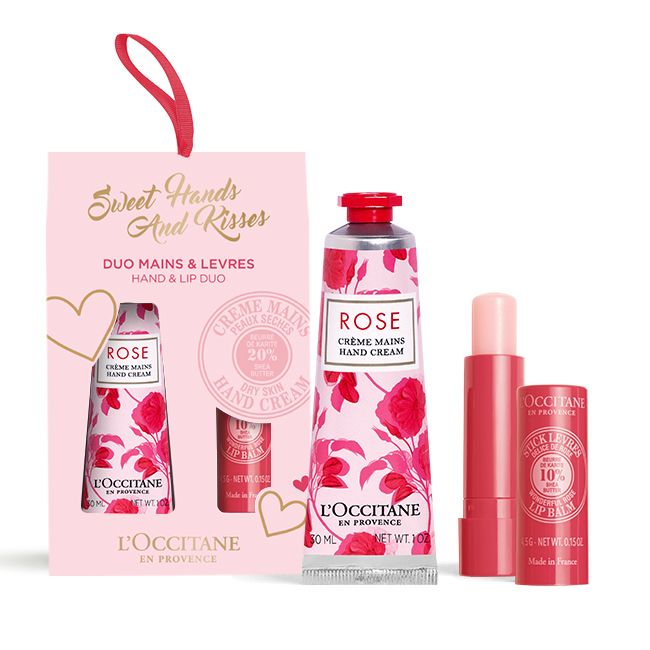 [Gift] Limited Rose Lip Balm &amp; Rose Hand Duo