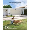 ieGeek Outdoor 2K Wireless Security Camera Home WiFi Battery CCTV System Alexa