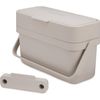 1 Gallon Compost Caddy with Adjustable Vent and Wide Opening for Easy Scraping