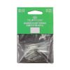 Pro Impressions Advance Clear Tapered Competition 50 Nail Tips, Size 4