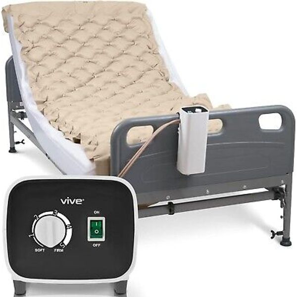 VIVE Air Pressure Bed Sore Prevention Mattress Pad Waterproof Quiet Whisper Pump