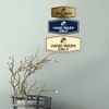 Fancy Hand Wash Only (Bubbles) Sign (Navy Blue/White) - Medium
