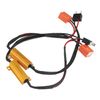 X AUTOHAUX 2Pcs Headlight Bulb Holders Canbus Load Resistor Error Free Decoder