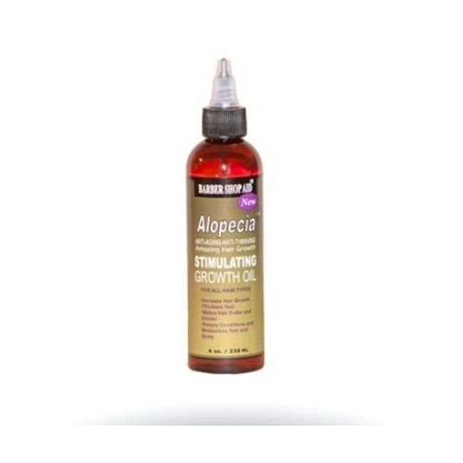 Barber Shop Aid Alopecia Amazing Stimulating Hair Growth Oil, 4 oz (1 PC)