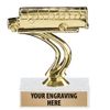 Crown Awards 4.5" School Bus Trophy - Classic School Bus Academic Trophy