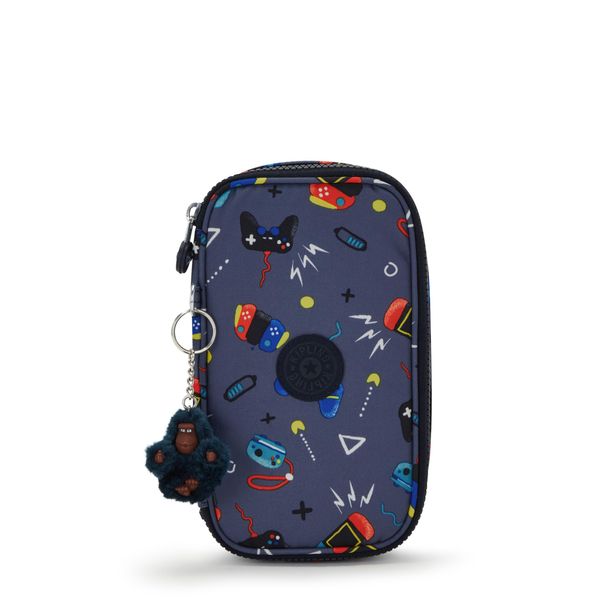 Kipling 50 Pens Pouches/Cases, 21X5X11.5, Gaming Grey (Grey)