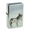 Classic Petrol Lighter with Pewter Donkey Badge (UK ONLY)