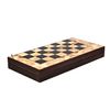 Manopoulos Backgammon Set Red Oak 19 Inch