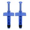 GAESHOW 2PCS Brick Liner Runner Wire Drawer Bricklaying Tool Leveling Measuring Tool Engineering Accessory Bricklaying Lines Hand Tool (Blue)