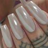 Aurora Nail Powder, Solid White Manicure Gel Polish Parfait Nail Parts, Glitter Gradient, Clear, Fashion, Simple Design, Home Trend, Nail Salon, Workshop Supplies, Glitter