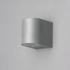 LITECRAFT Irwell Outdoor Wall Light IP44 Rated GU10 Fitting (Silver, 1 Light)