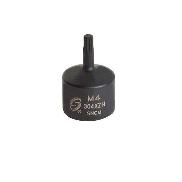 Sunex 304XZN 3/8-Inch Drive M4 Stubby Triple Square Impact Socket