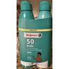 Twin Pack - Walgreens Kids Continuous Spray SPF 50 Sunscreen Exp 1/2027