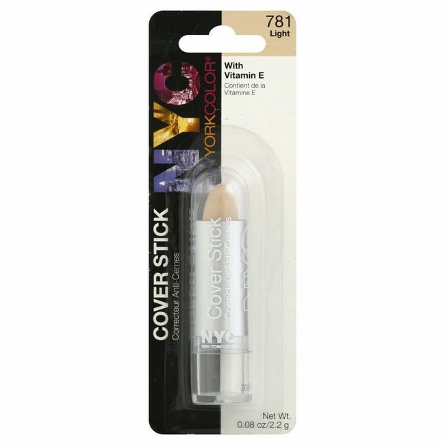 NYC New York Color Cover Stick Consealer Foundation ~ Shade: 781 Light