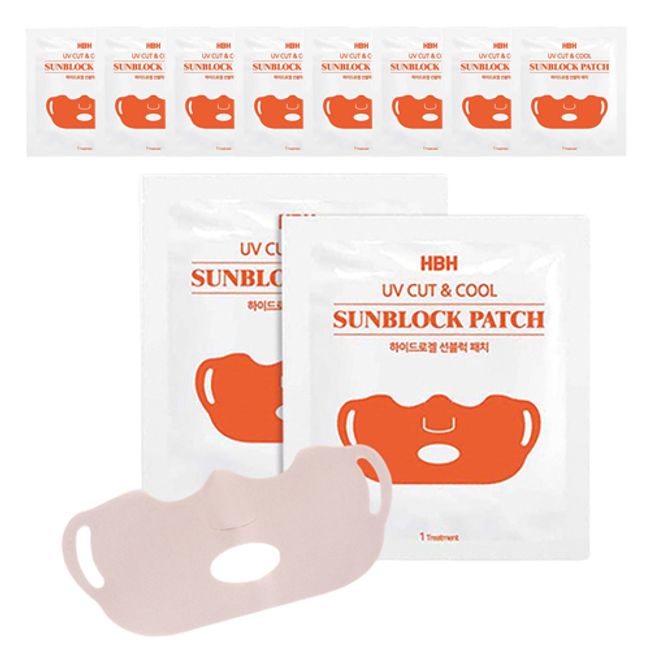 Outdoor Sports Cooling Golf UV Protection Triple Care Mask Patch 10p