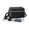 BagBase - Retro Shoulder Bag - Black/Gold
