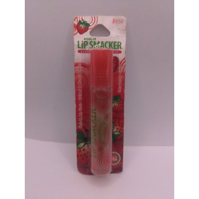 Lip smacker roll- it, 550 strawberry,new carded.