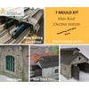 Engine Shed full 7 Mould KIT Slate - For Model Railway Scenery