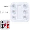 10pcs Black Disposable Microblading Pen Tool with 18U Blades 0.18mm and 30pcs Disposable Tattoo Pigment Tray Microblading Kit (Set 2)