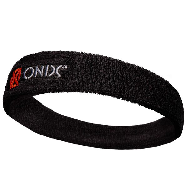 Onix Pickleball Sweat Absorption Headband — Black