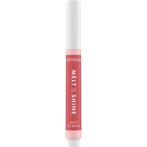 Catrice Melt & Shine Juicy Lip Balm, Nr. 040, Rot, feuchtigkeitsspendend, vergrößernd, glänzend, strahlend frisch, vegan, ölfrei, ohne Parabene, Nanopartikel frei, 1er Pack (1.3g)