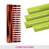 Vega Handmade Comb - Shampoo HMC-30 1 Pcs