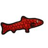 TUFFY Ocean Creature Trout, Durable Dog Toy, Red