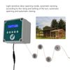 WGFOIP Automatic Chicken Coop Door, Chicken Cage Opener, Light Sensing Controller for Farm