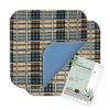 RIQINXIN Nursing Care Bedwetting Waterproof Sheets, Nursing Care, Waterproof Cushion, 2 Pieces, Waterproof, Breathable, Elderly, Unisex, 54x56cm Lattice
