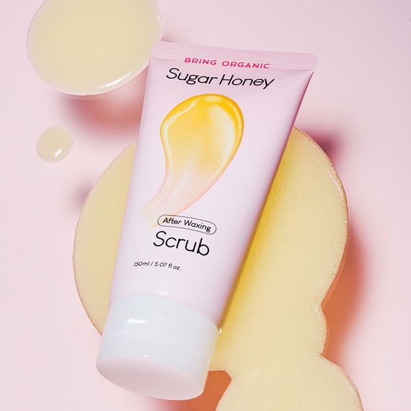 Sugar Honey Body Scrub After Waxing Care Ingrown Hair Removal Brazilian Legs