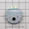 GE Microwave Drive Motor WB26X10135