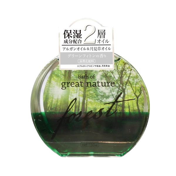 Kiyang Insect Chrysanthemum, Bath Oil, Bath of Great Nature, Forest Green Pheton Scent, 5.3 fl oz (150 ml), Size (W x D x H): Approx. 3.3 x 1.2 x 3.8 inches (8.4 x 3.1 x 9.6 cm)