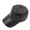 IFSUN Genuine Sheepskin Adjustable Unisex Leather Baseball Hats Black