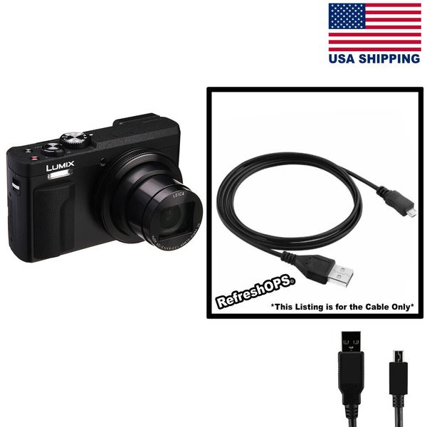 Panasonic Compact Digital Camera Lumix TZ90 USB Cable Transfer Cord Replacement