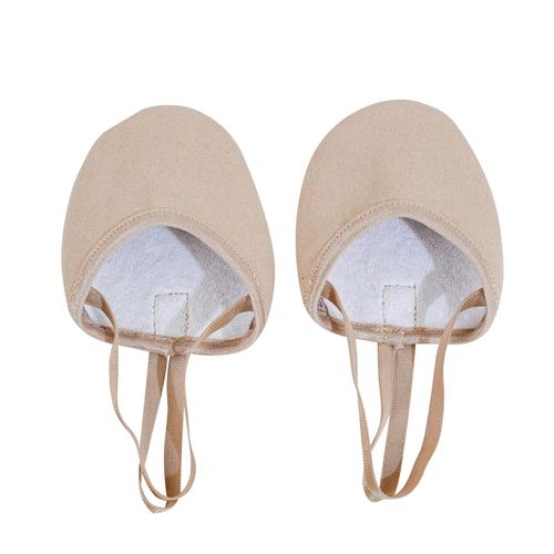 flexdans Half-soles ballet shoes, rhythmic sports gymnastics shoes, dance lyrical turning half sole pirouette shoes for girls/women, gray