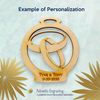 Personalized Wedding Band Ornaments