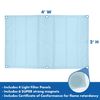 Educational Insights The Original Fluorescent Light Filters: Tranquil Blue 4-Pack, Fluorescent Light Covers, Easy Install for Classrooms, Office, Hospitals & Home, Teacher Classroom Essentials
