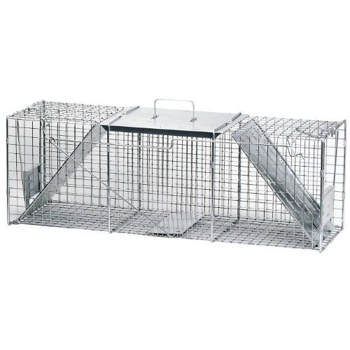 Havahart 1045SR Large 2-Door Humane Catch and Release Live Animal Trap for Armadillos, Beavers, Bobcats, Small Dogs, Cats, Foxes, Groundhogs, Nutria, Opossums, Raccoons, and Similar-Sized Animals