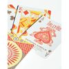 Tally-Ho Autumn Circle Back Playing Cards, Orange