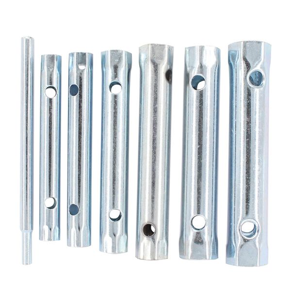 ApplianPar Dual-Ended Wrench Socket Plumber Back Nut Tap Spark Plug Spanner Set Extended Spark Plug Wrench