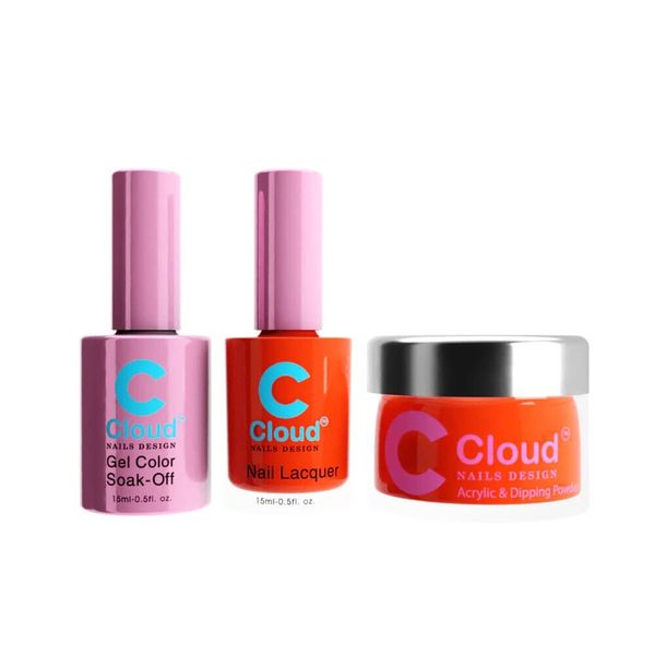 Chisel Cloud Trio Gel + Lacquer + Dip Powder #19
