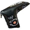 Dragon Dragon Pin Magnetic Golf Putter Cover (Black, Blade Type)