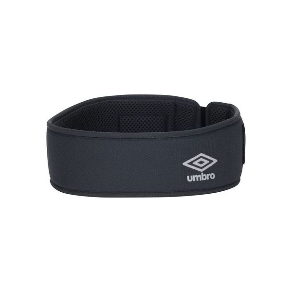 Umbro BLK Headband, Soccer Headgear, Shock Absorbing Material, Heading, Contact, Falls, Protection, Relaxing, Mesh Adjuster Included, Men's, Kids, Junior, Black