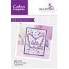Crafter's Companion Stamp & Die - Hello Butterfly