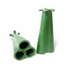 Elixir Gardens ® PYRAMID RUBBER CANE CAPS/GRIPS, BAMBOO CANES x 12