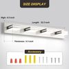4 Lights Bathroom Vanity Light Fixtures Brushed Nickel LED Dimmable Vanity Light