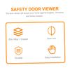 DOITOOL Cat's Eye Security Doors for Front Door Security Peep Holes Door Hole Door Peep Home Door Viewer Furniture Door Viewer Adjustable Door Viewer Black Front Door Hotel Door Copper